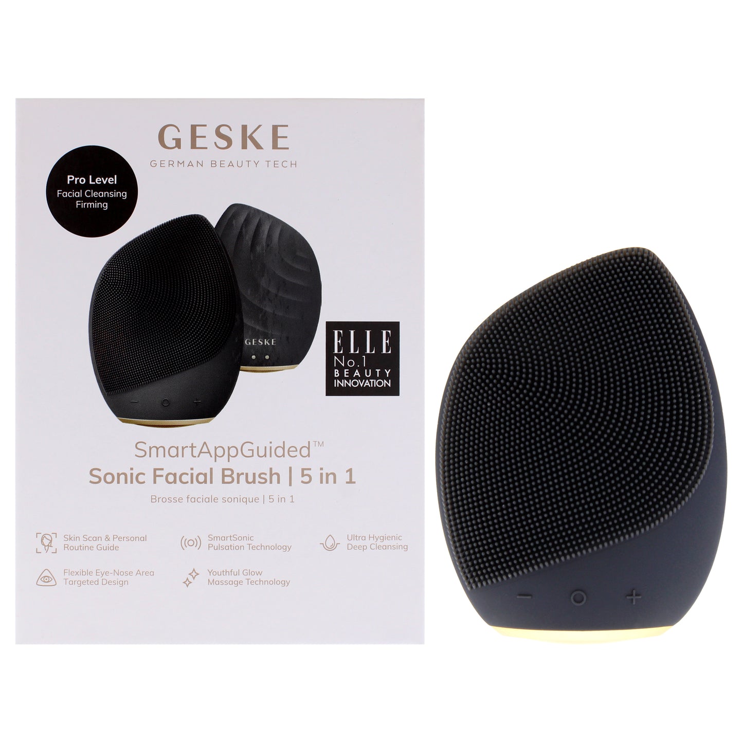 Sonic Facial Brush 5 in 1 - Gray