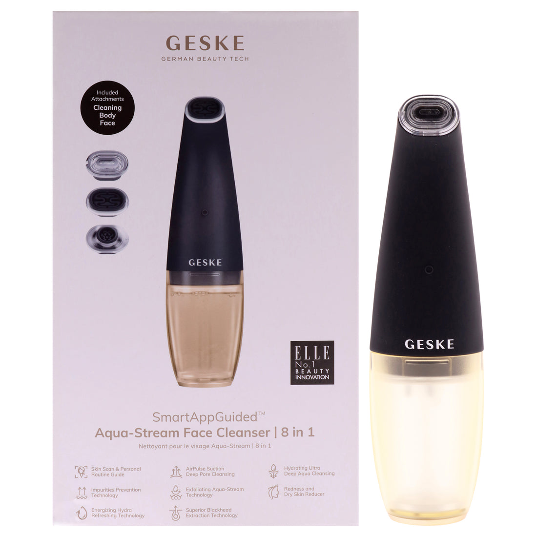 Aqua-Stream Face Cleanser 8 in 1 - Gray