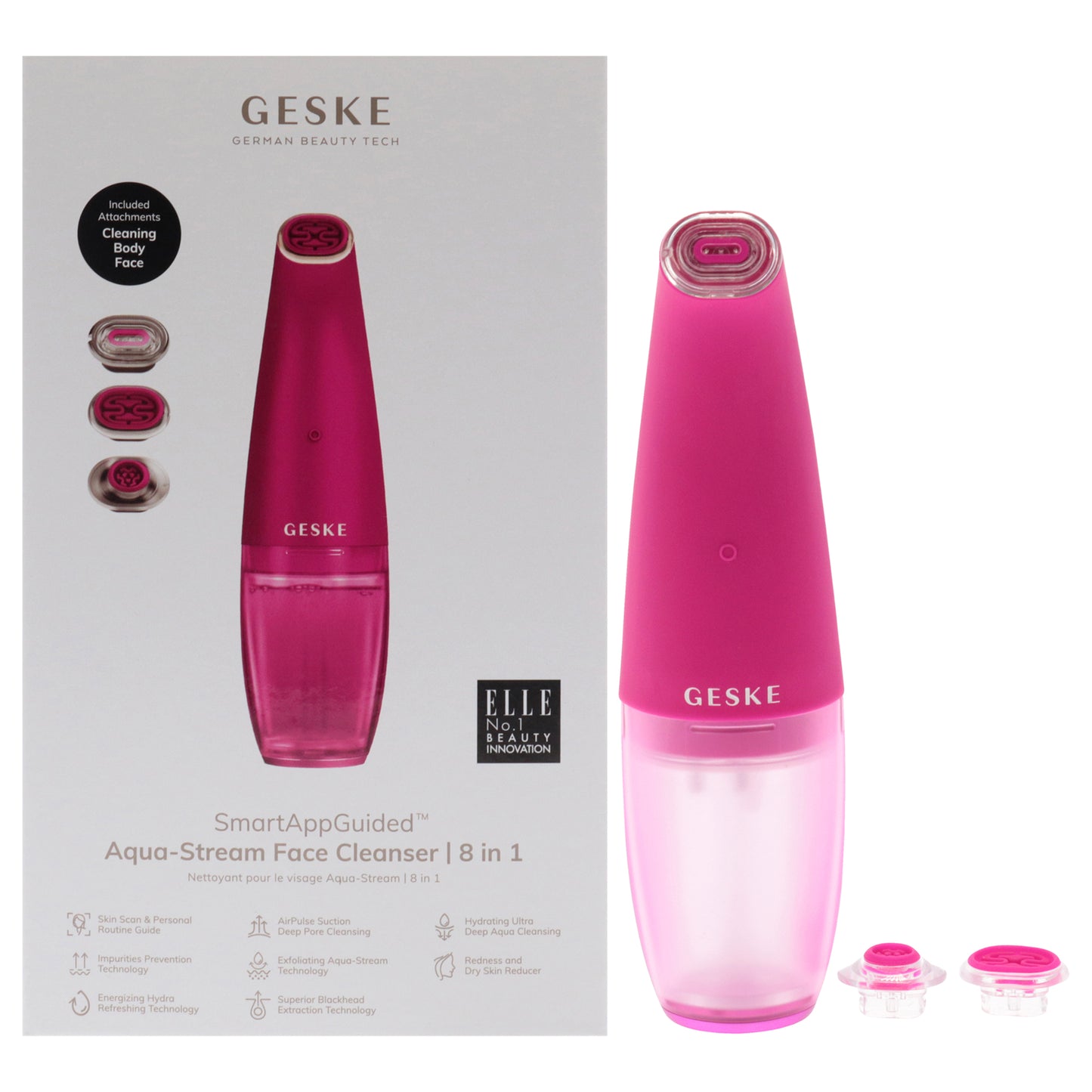 Aqua-Stream Face Cleanser 8 in 1 - Magenta