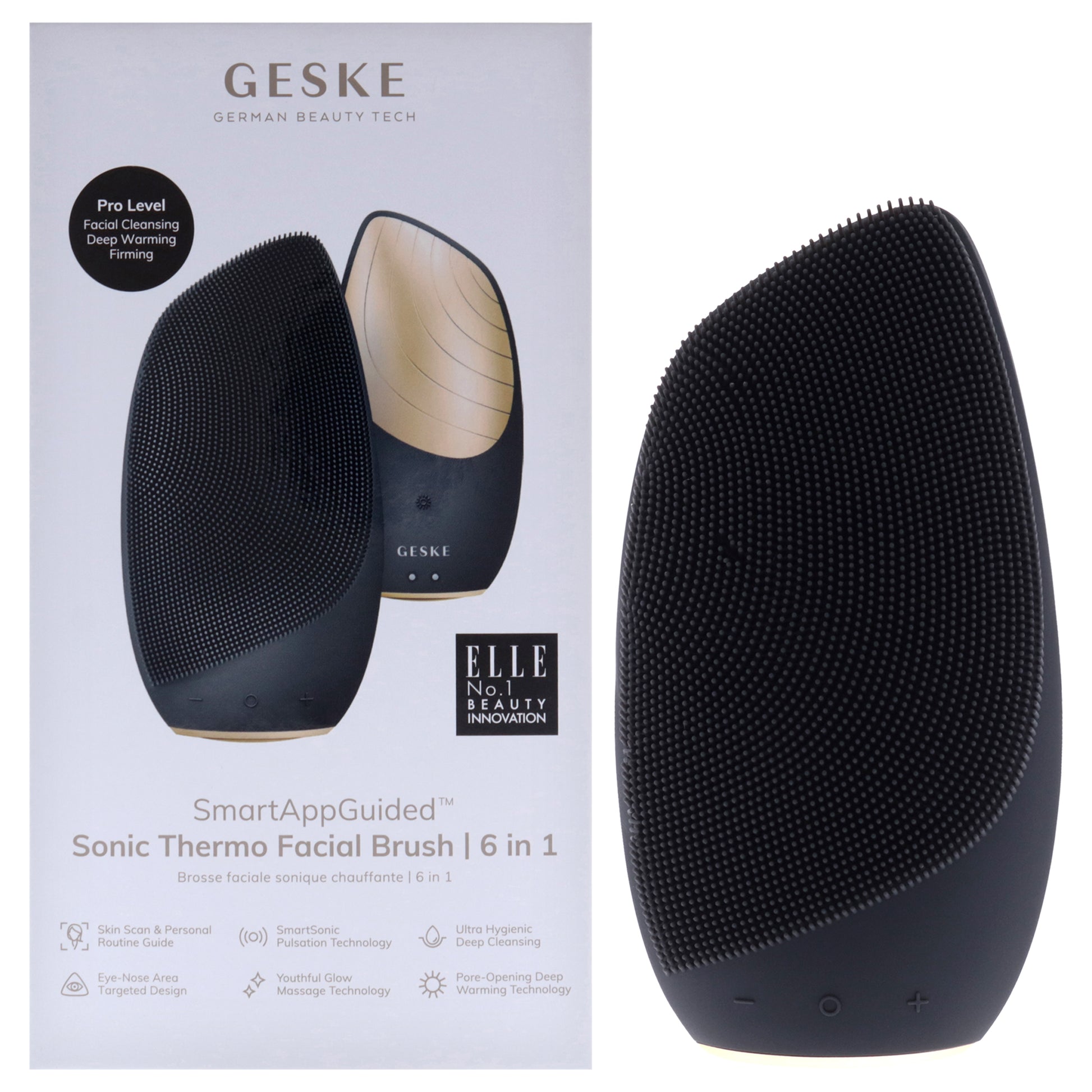 Sonic Thermo Facial Brush 6 in 1 - Gray