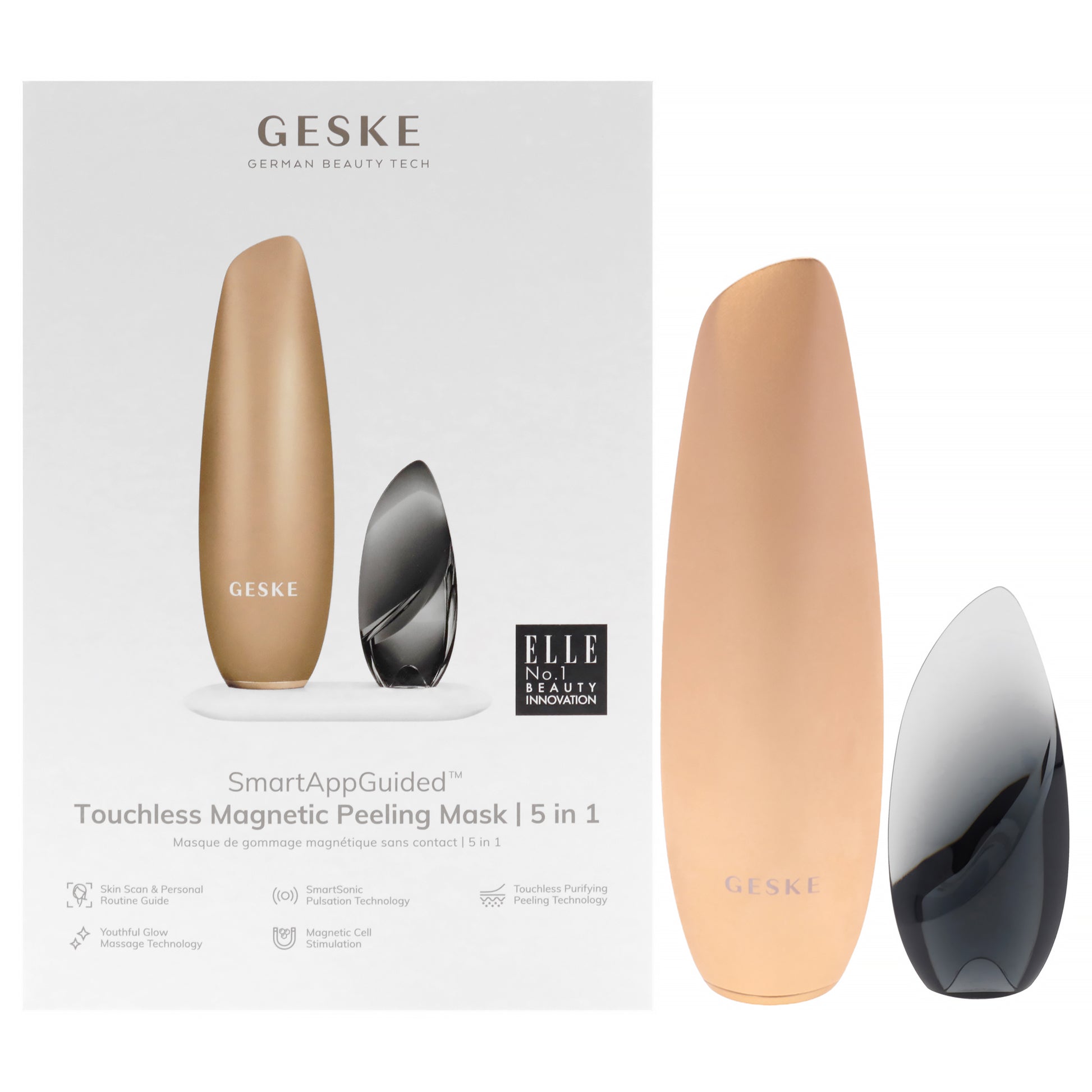 Touchless Magnetic Peeling Mask 5 in 1 - Gray