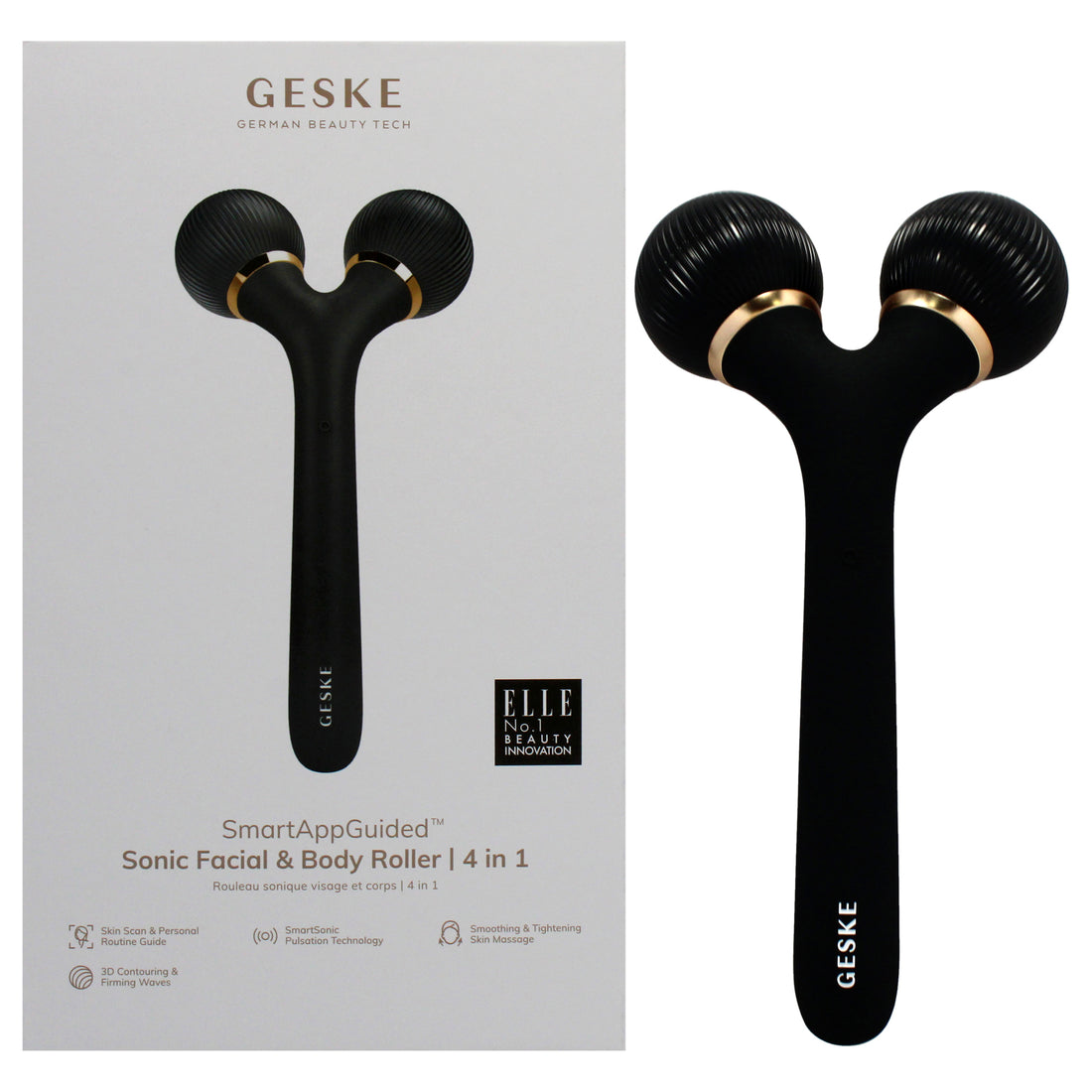 Sonic Facial and Body Roller 4 in 1 - Gray