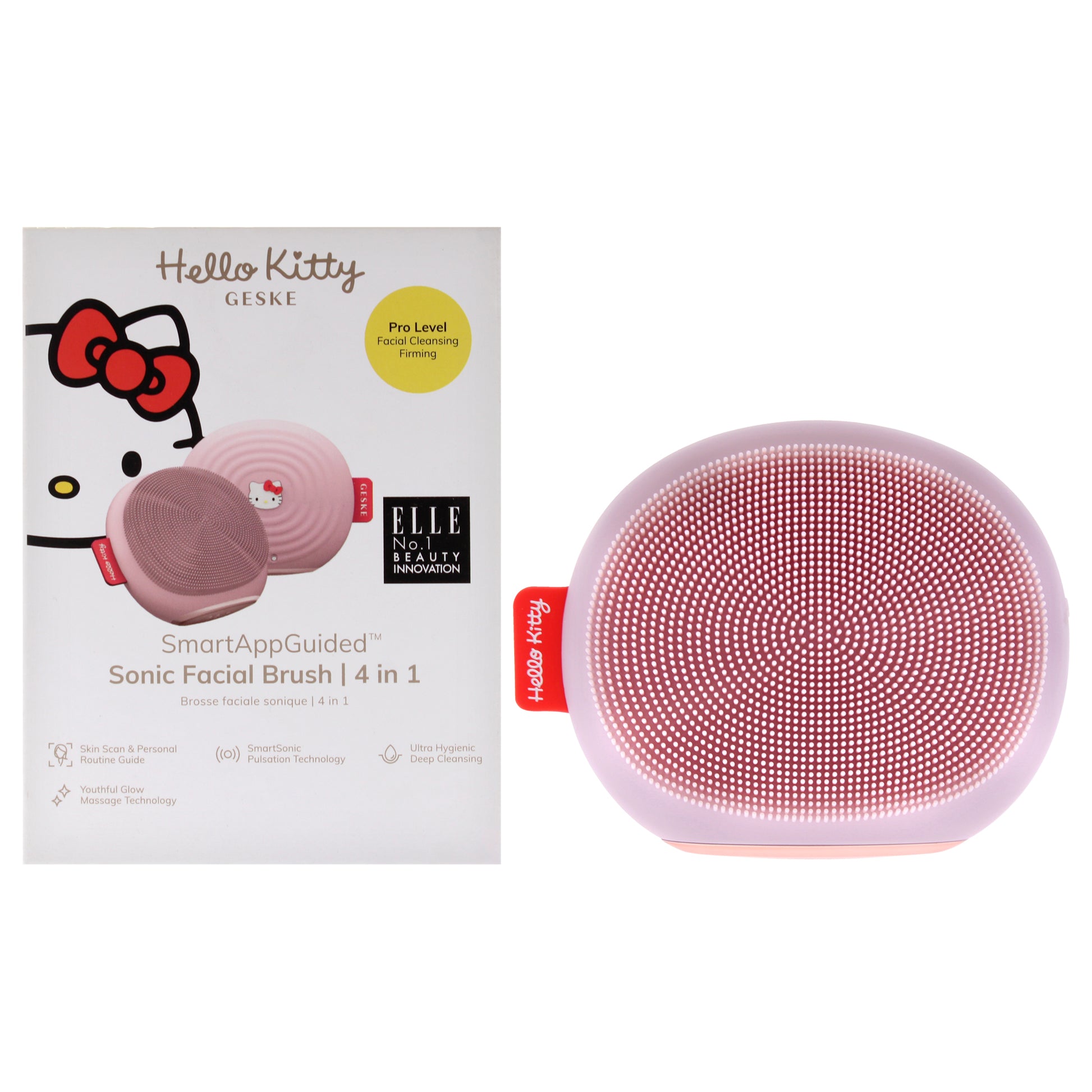 Hello Kitty Sonic Facial Brush 4 in 1 - Pink