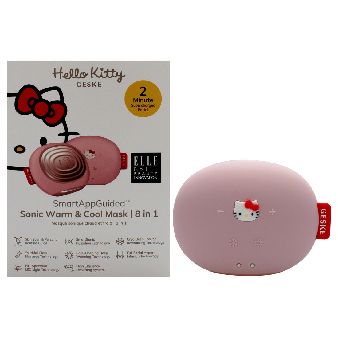 Hello Kitty Sonic Warm and Cool Mask 8 in 1 - Pink
