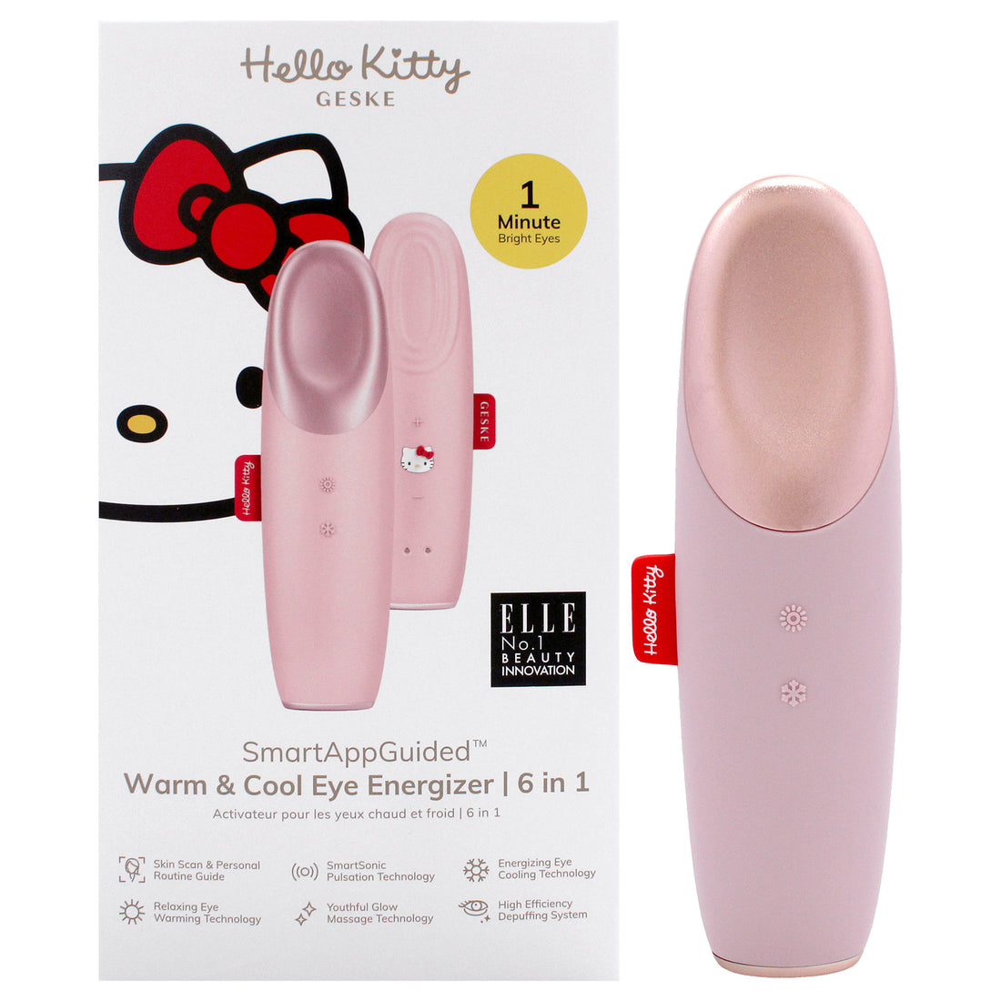Hello Kitty Warm and Cool Eye Energizer 6 in 1 - Pink
