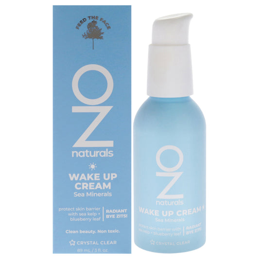 Wake Up Cream Sea Minerals by OZNaturals for Unisex - 3 oz Cream