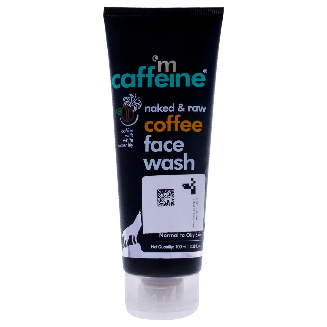 Naked and Raw Coffee Face Wash - White Water Lily