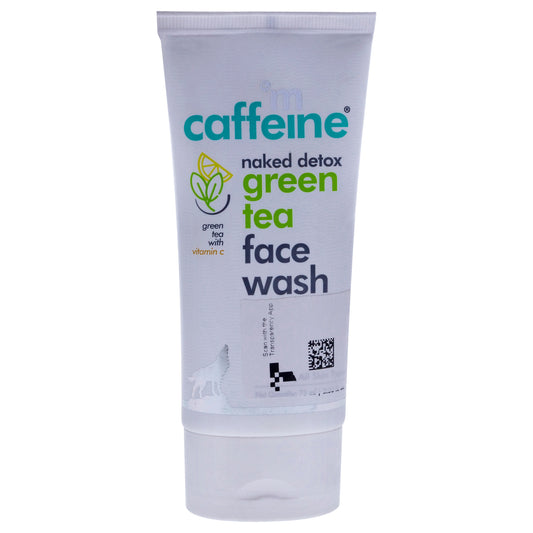 mCaffeine Naked Detox Green Tea Face Wash - Vitamin C - All Skin Types