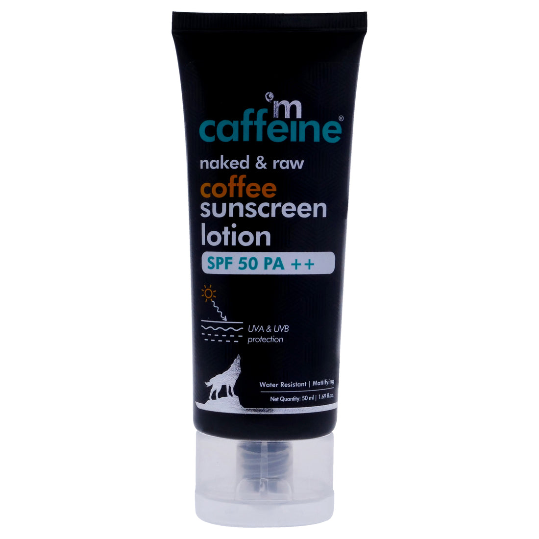 Naked and Raw Coffee Sunscreen Lotion SPF 50 PA Plus