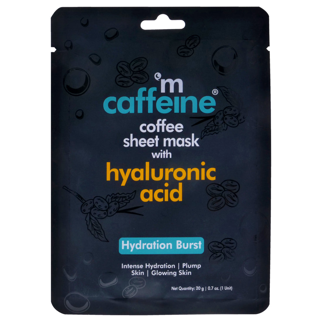 Coffee Sheet Mask with Hyaluronic Acid