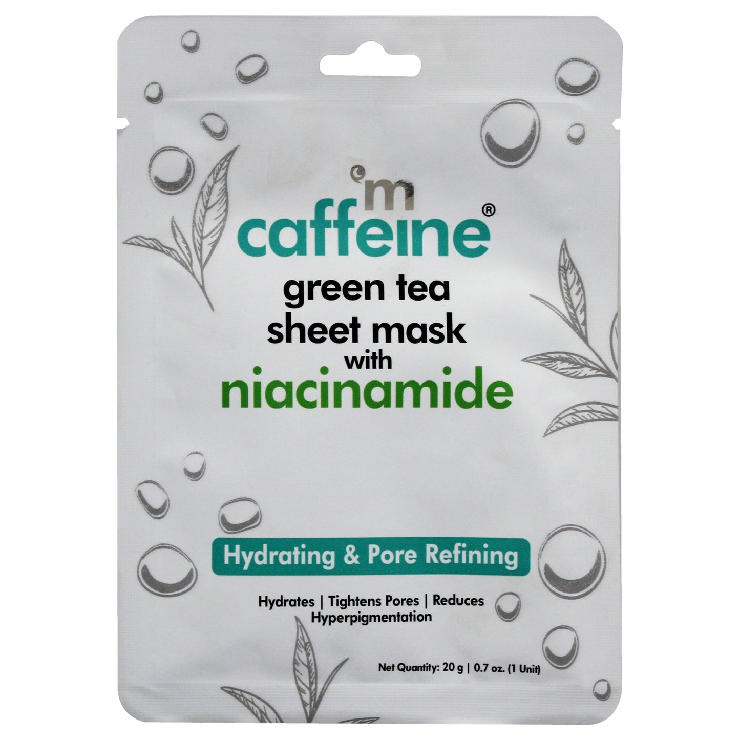 Green Tea Sheet Mask with Niacinamide
