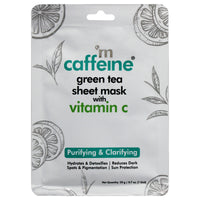 Green Tea Sheet Mask with Vitamin C
