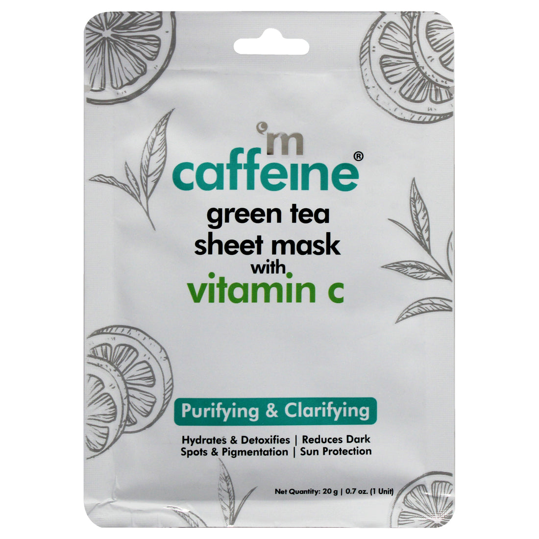 Green Tea Sheet Mask with Vitamin C