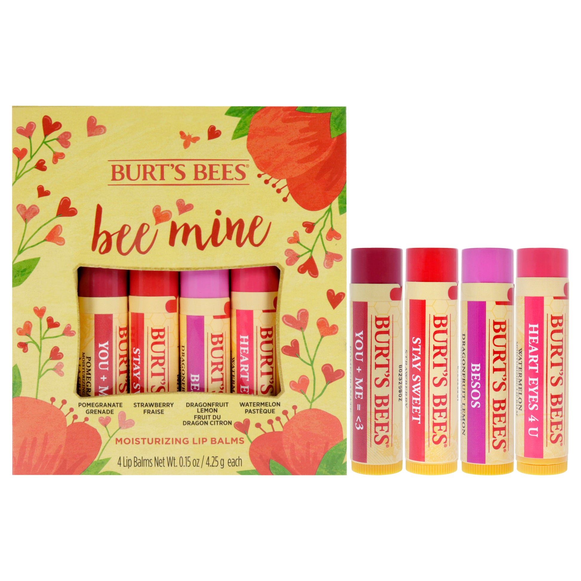 Bee Mine Moisturizing Lip Balm Set