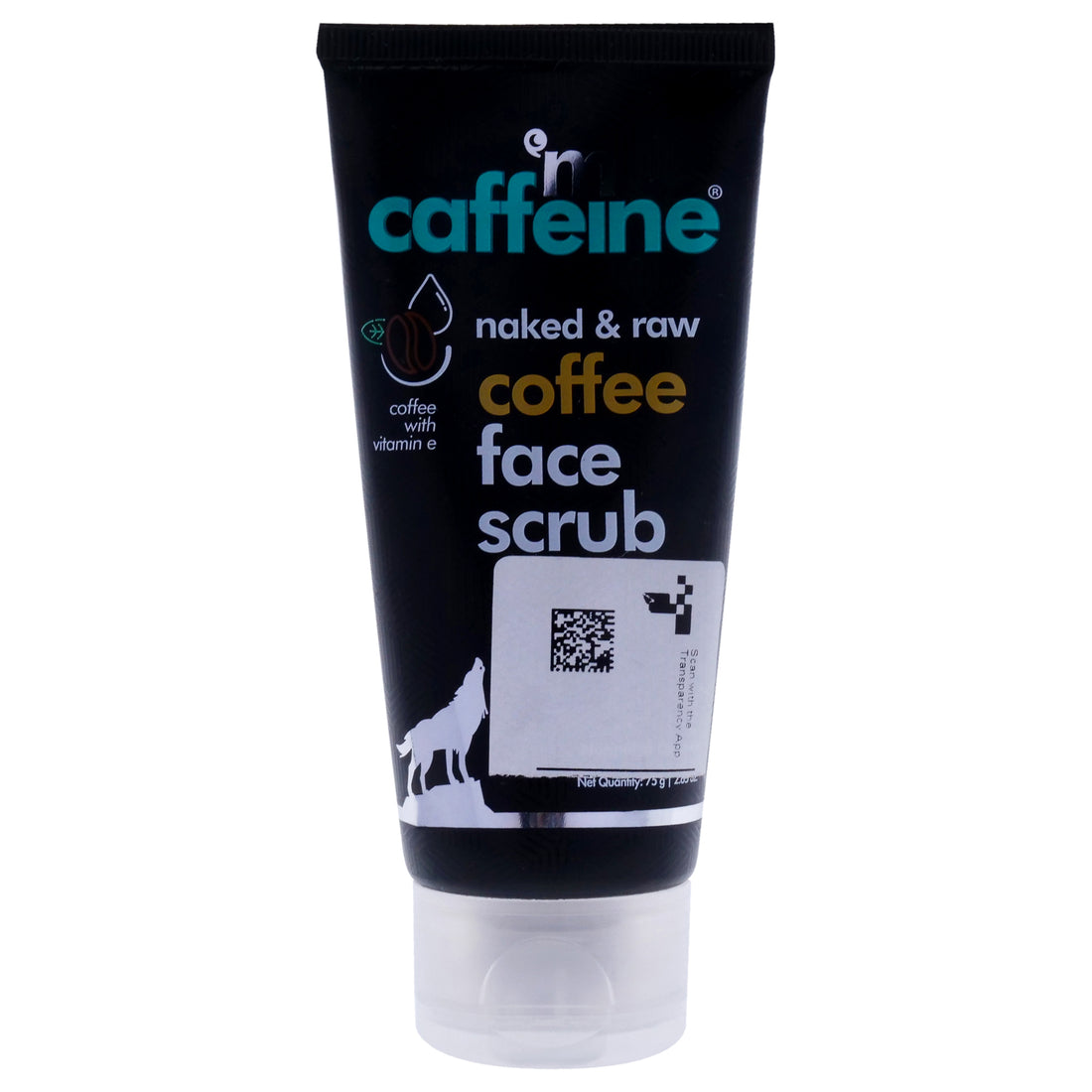 Naked and Raw Coffee Face Scrub - Vitamin E - Normal to Oily Skin