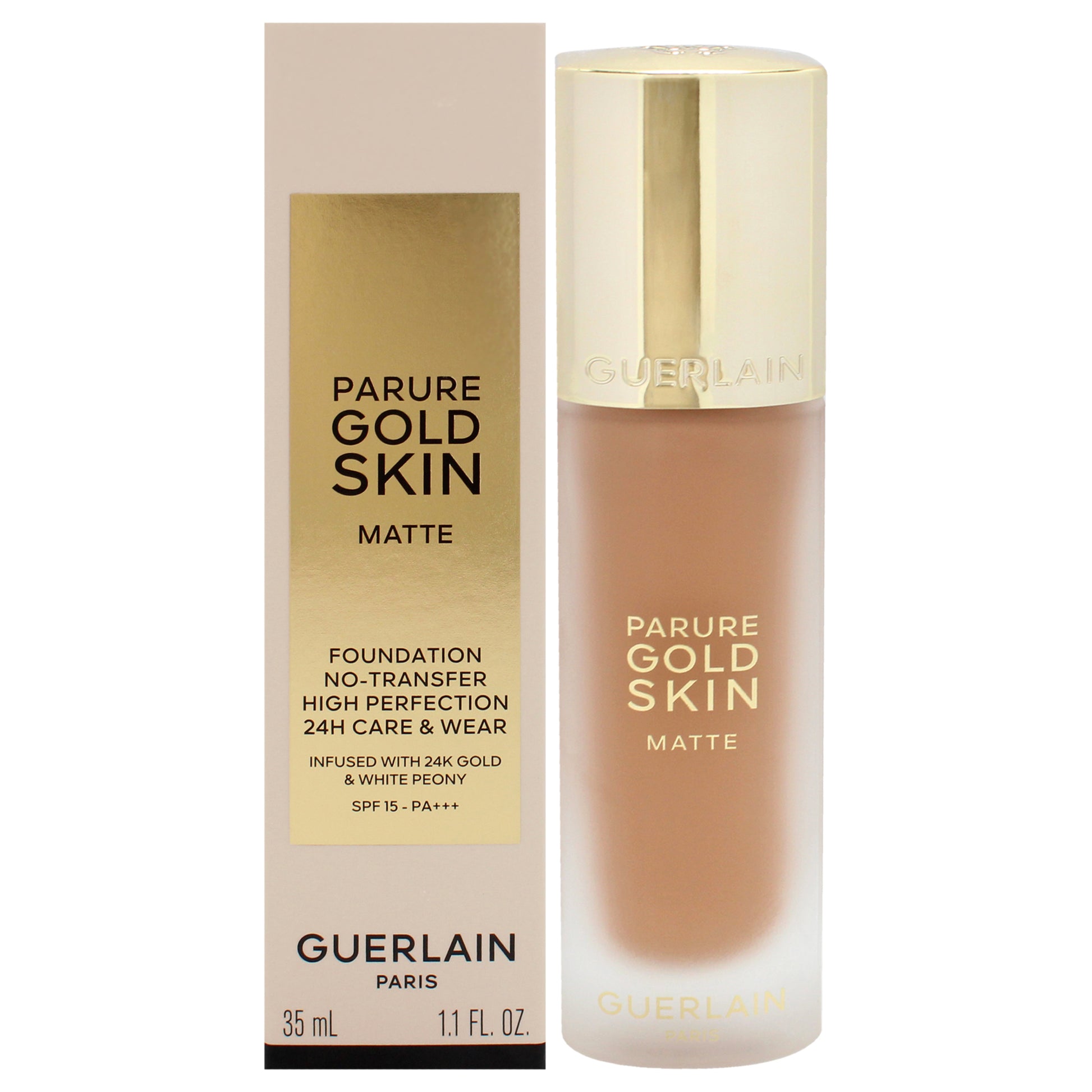 Guerlain Parure Gold Skin Matte 24H Wear No-Transfer Foundation SPF 15