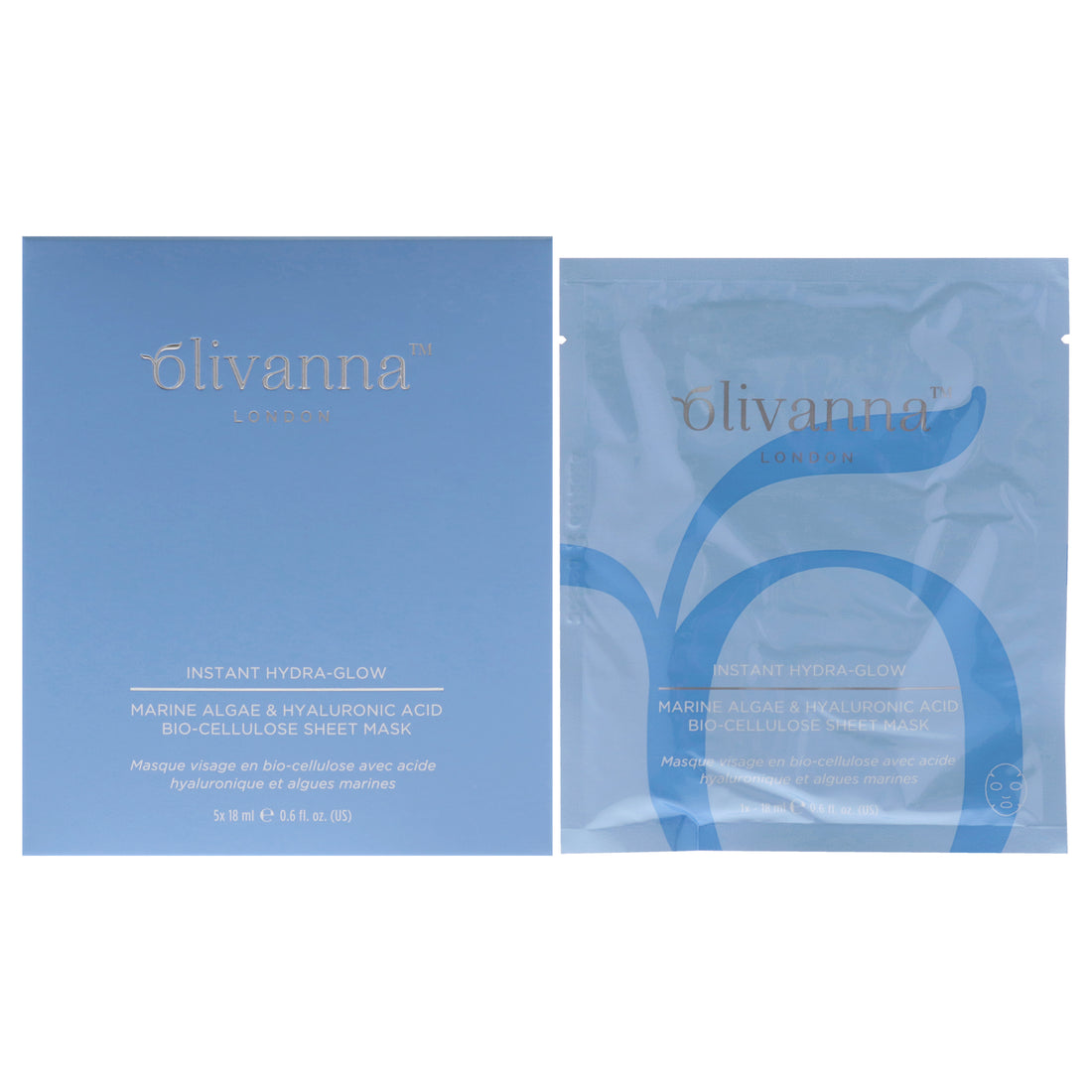 Instant Hydra-Glow Marine Algae And Hyaluronic Acid Bio-Cellulose Sheet Mask