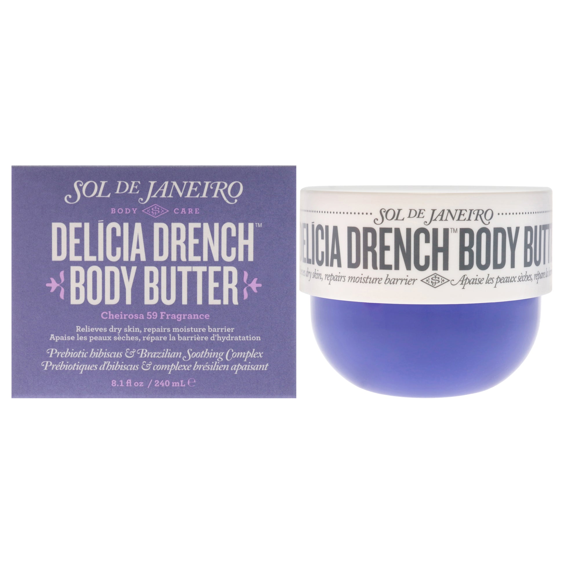 Delicia Drench Body Butter by Sol de Janeiro for Women - 8 oz Body Butter