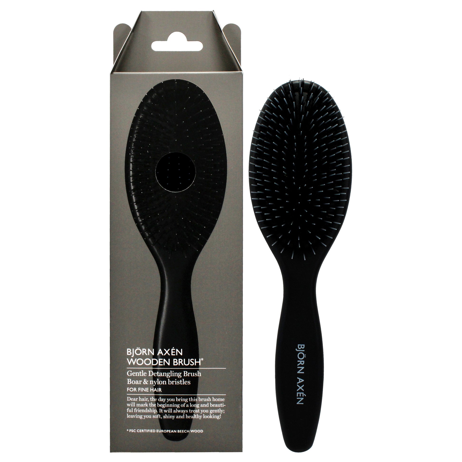 Bjorn Axen Gentle Detangling Brush Boar and Nylon Bristles