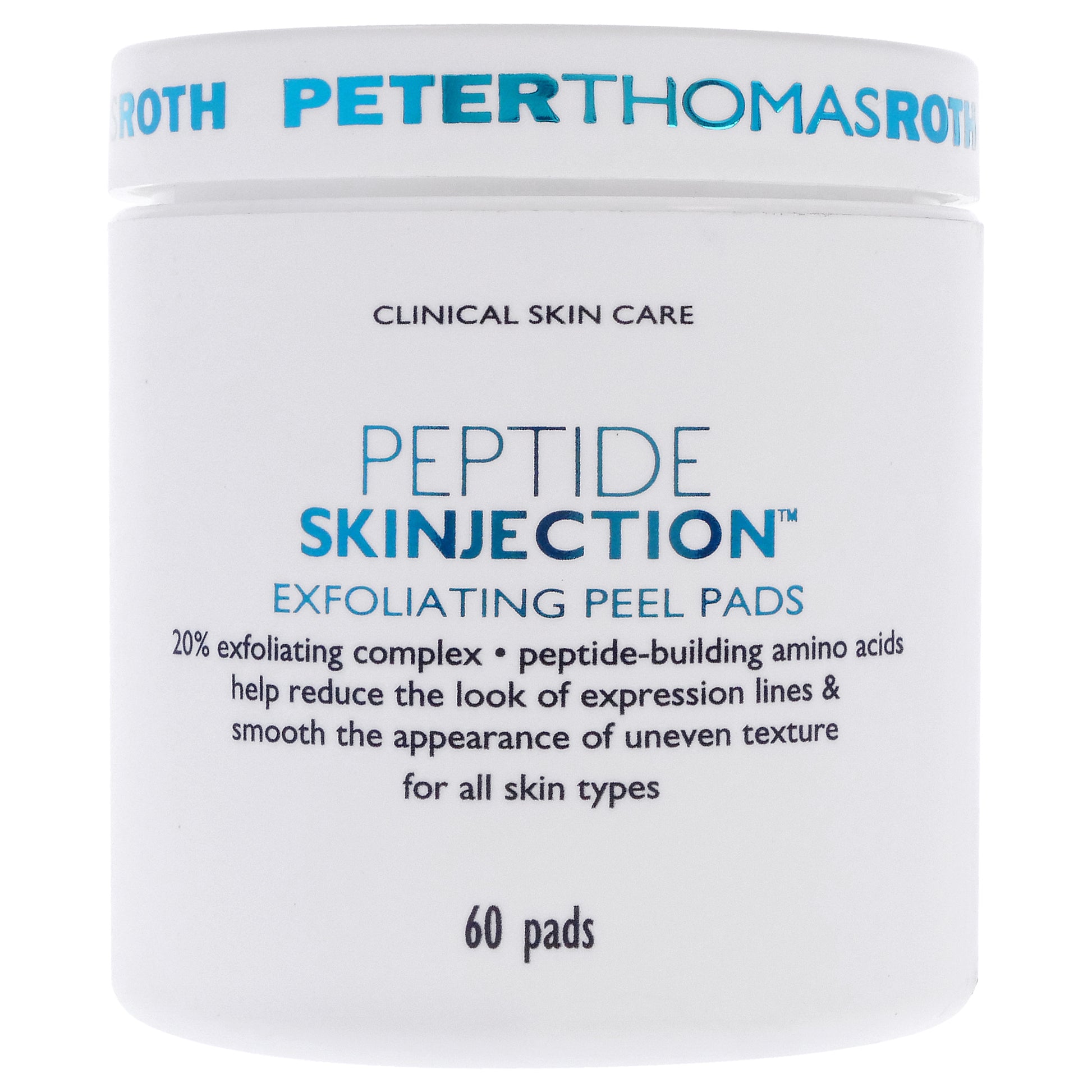 Peptide Skinjection Exfoliating Peel Pads - All Skin Types