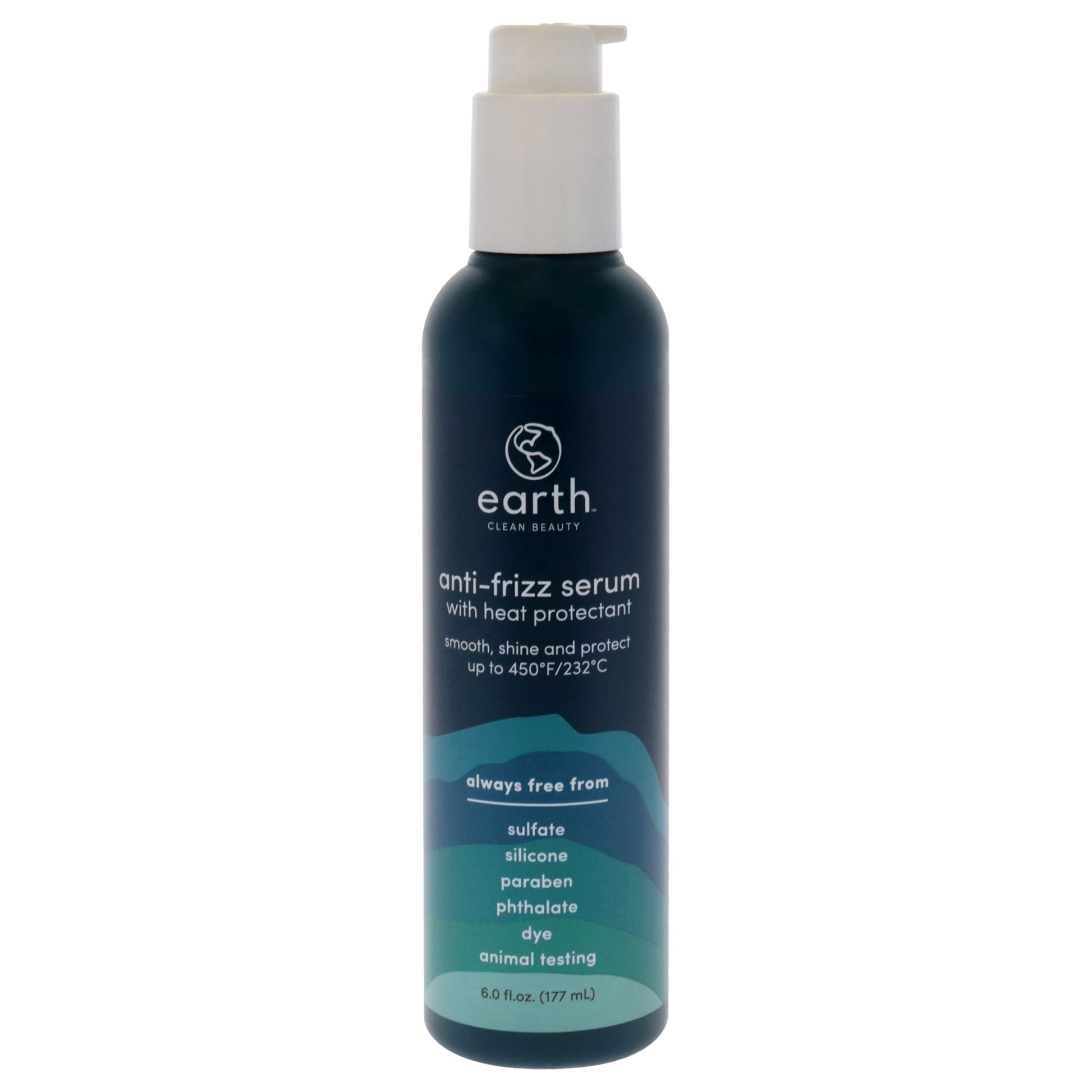 Anti-Frizz Serum With Heat Protectant by Earth for Unisex - 6 oz Treatment