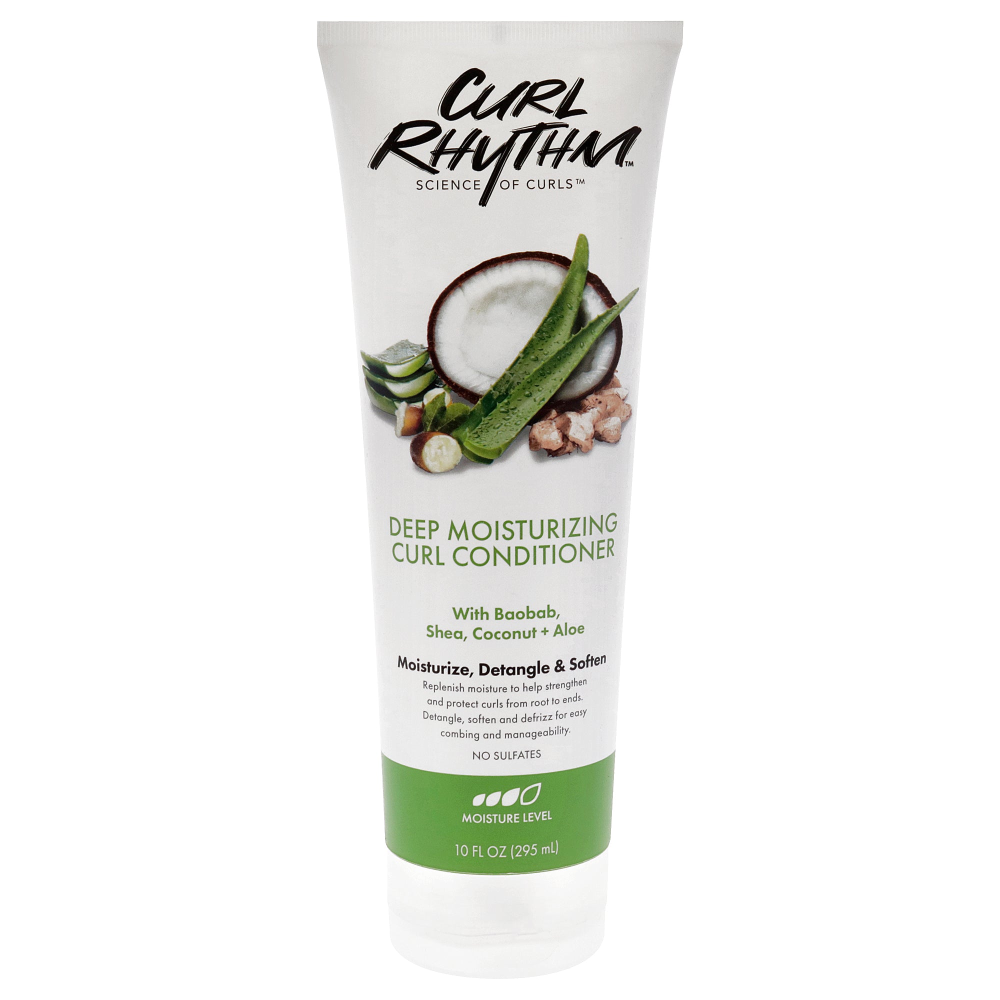 Curl Rhythm Deep Moisturizing Shampoo – Für Lockiges Haar, Mit Shea Butter & Kokos, Sulfatfrei, 296 Ml