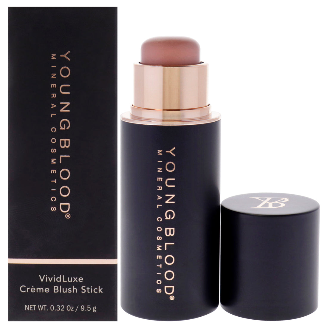 Vivid Luxe Creme Blush Stick - Creme Brulee by Youngblood for Women - 0.32 oz Blush