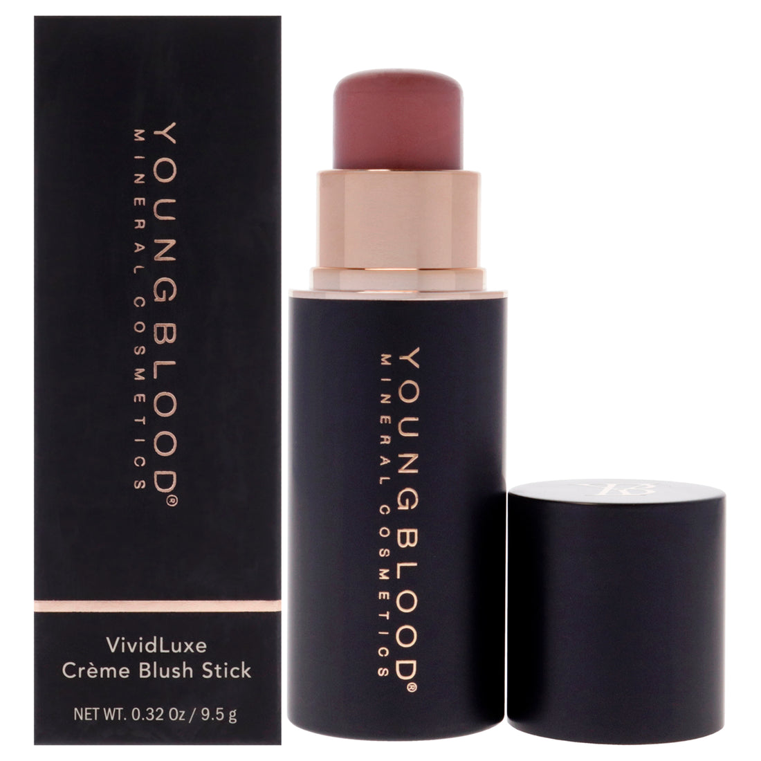 Vivid Luxe Creme Blush Stick - Mulberry by Youngblood for Women - 0.32 oz Blush