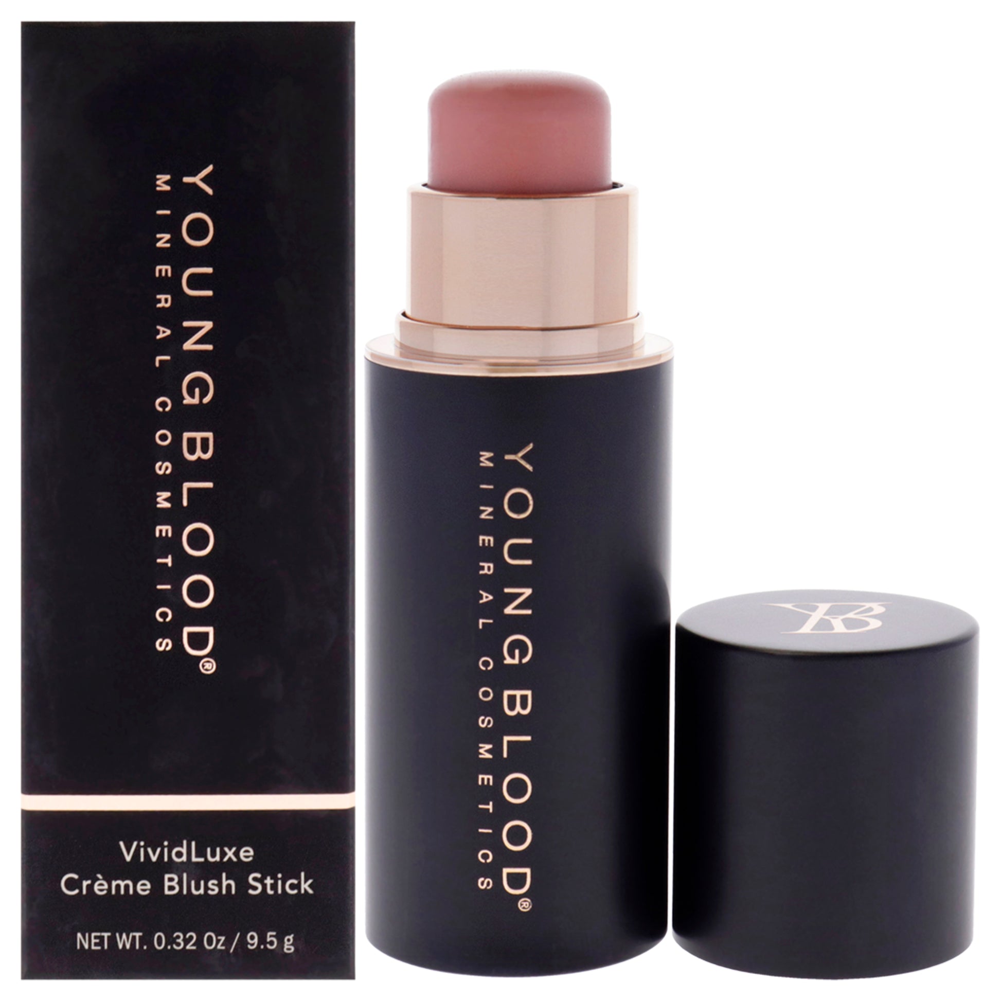 Vivid Luxe Creme Blush Stick - Pink Prosecco by Youngblood for Women - 0.32 oz Blush