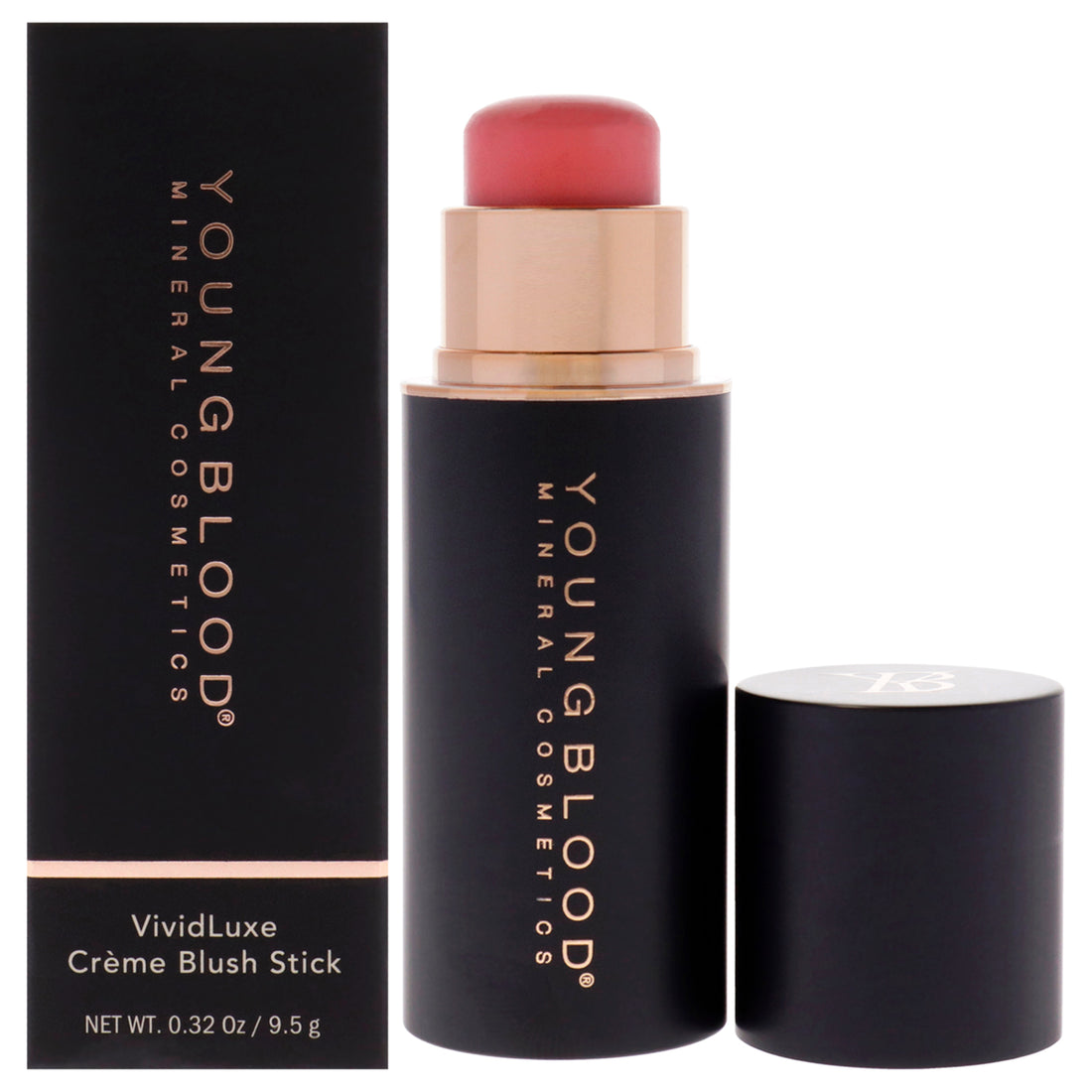 Vivid Luxe Creme Blush Stick - Pomelo by Youngblood for Women - 0.32 oz Blush