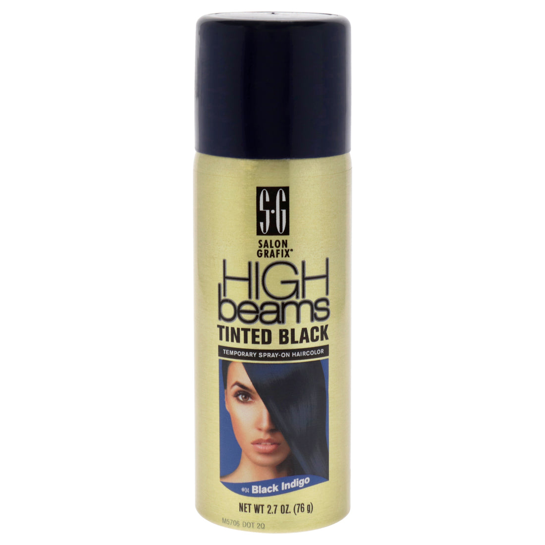 Salon Grafix High Beams Tinted Black Temporary Spray