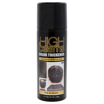 High Beams Color Thickener Temporary Spray - Jet Black by Salon Grafix for Unisex - 2.7 oz Hair Color