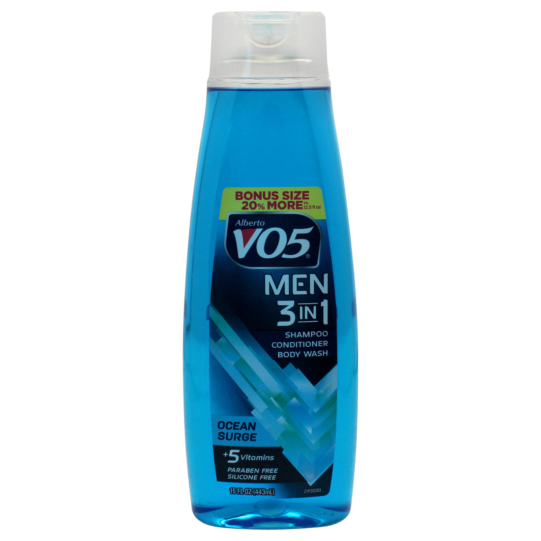 3-in-1 Fresh Ocean Surge Shampoo Conditioner and Body Wash by Alberto VO5 for Unisex - 15 oz Body Wash