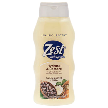 Body Wash - Cocoabutter and Shea by Zest for Women - 20 oz Body Wash