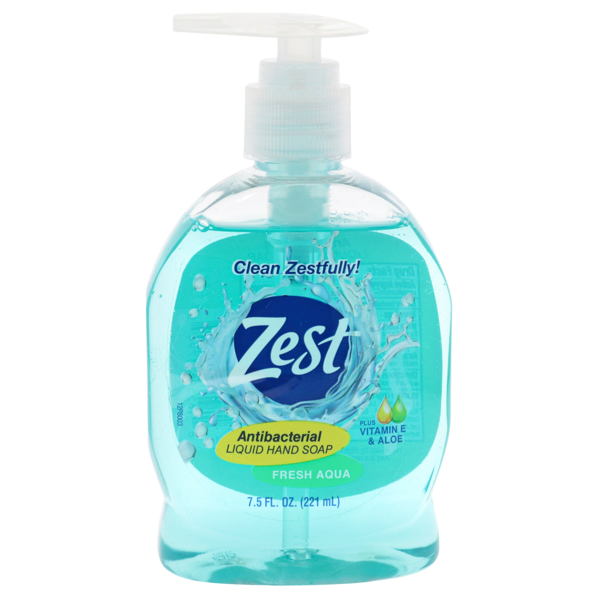 Antibacterial Liquid Hand Soap - Fresh Aqua by Zest for Unisex - 7.5 oz Hand Soap