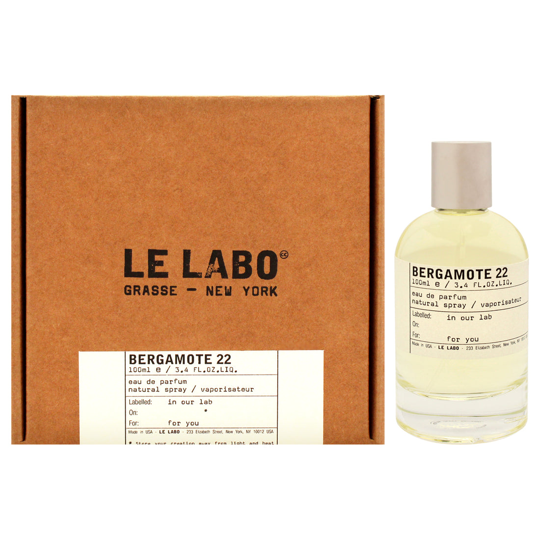 Le Labo Bergamotte 22 Unisex EDP Spray