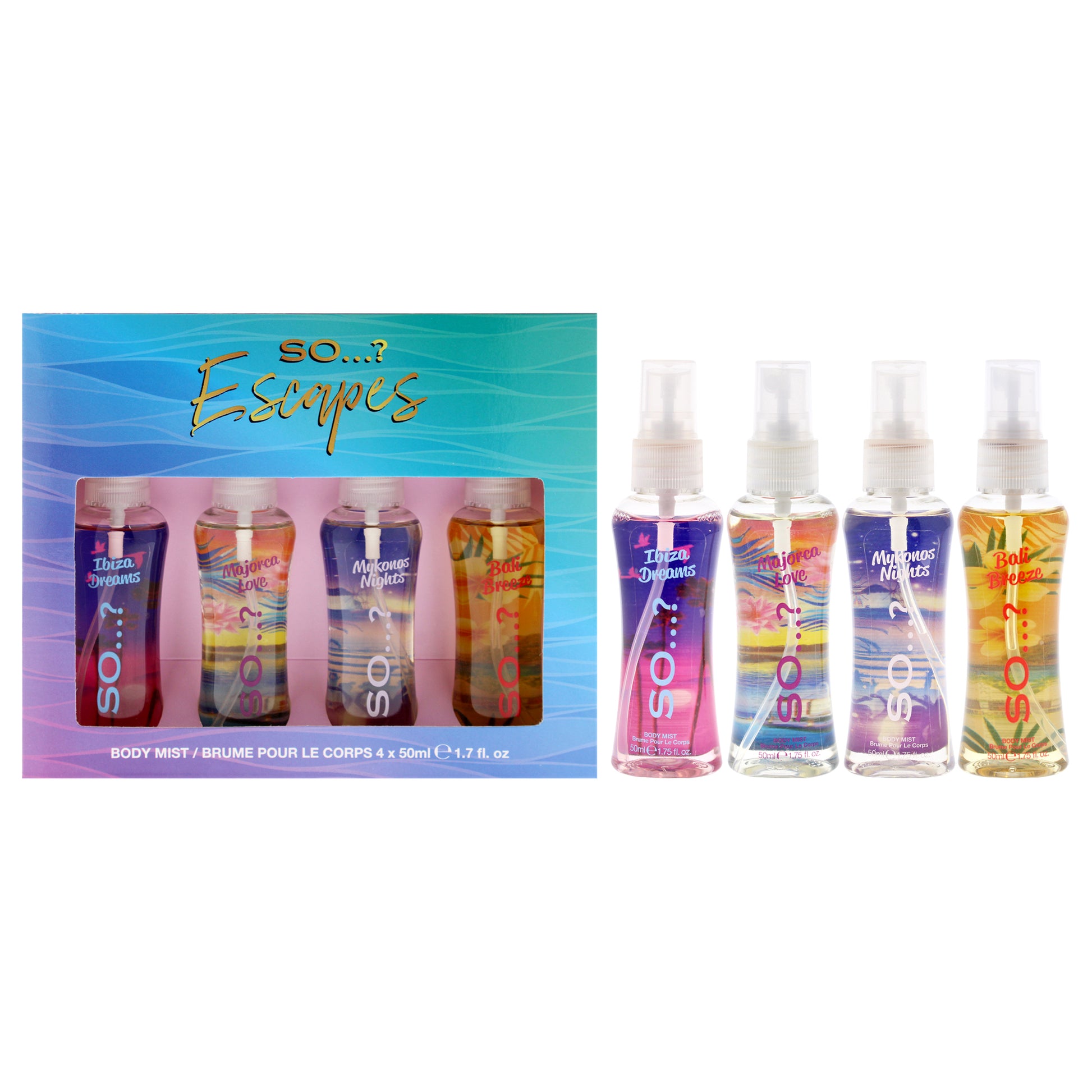 Escapes Body Mist Set