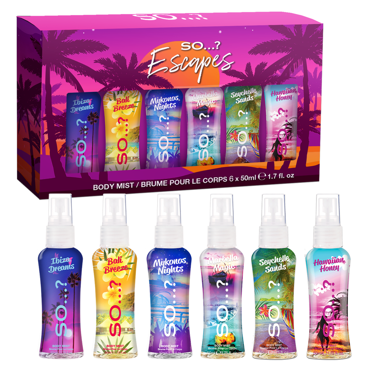 Escapes Body Mist Set