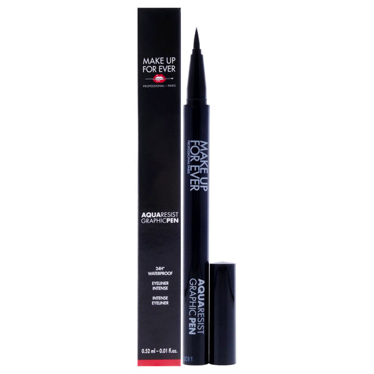 Aqua Resist Graphic Pen - Black by Make Up For Ever for Women - 0.01 oz Eyeliner Pen