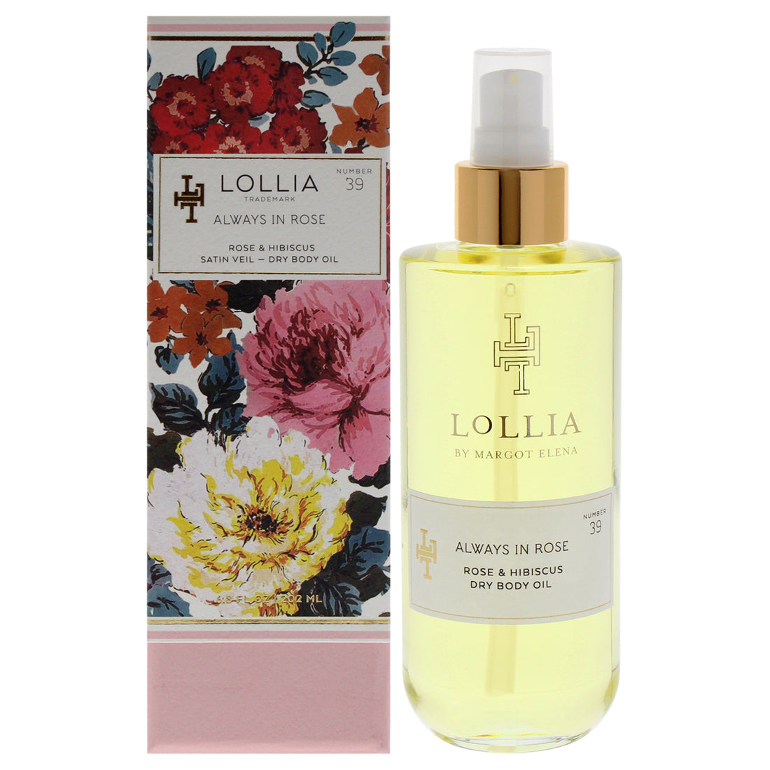Always In Rose Dry Body Oil - Rose and Hibiscus