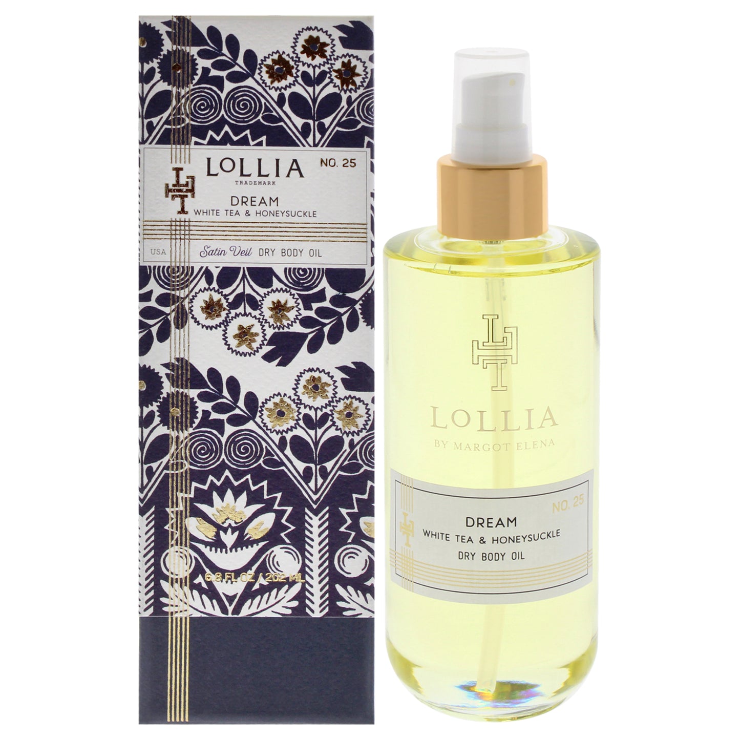Dream Dry Body Oil - White Tea and Honeysuckle