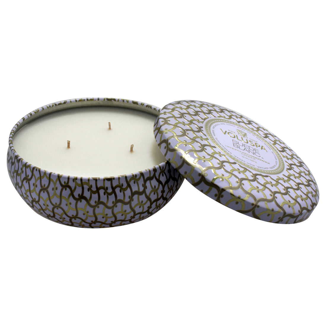 Voluspa Maison Blanc Collection 3 Wick Tin Candle