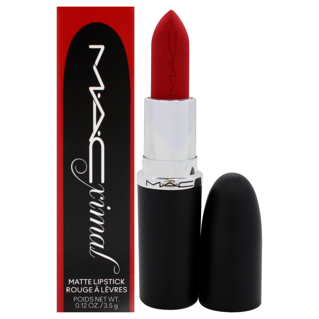 Macximal Silky Matte - Ruby Woo by MAC for Women - 0.11 oz Lipstick