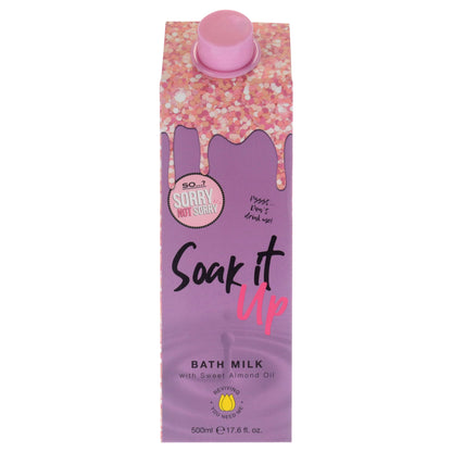 Sorry Not Sorry Soak It Up Bath Milk
