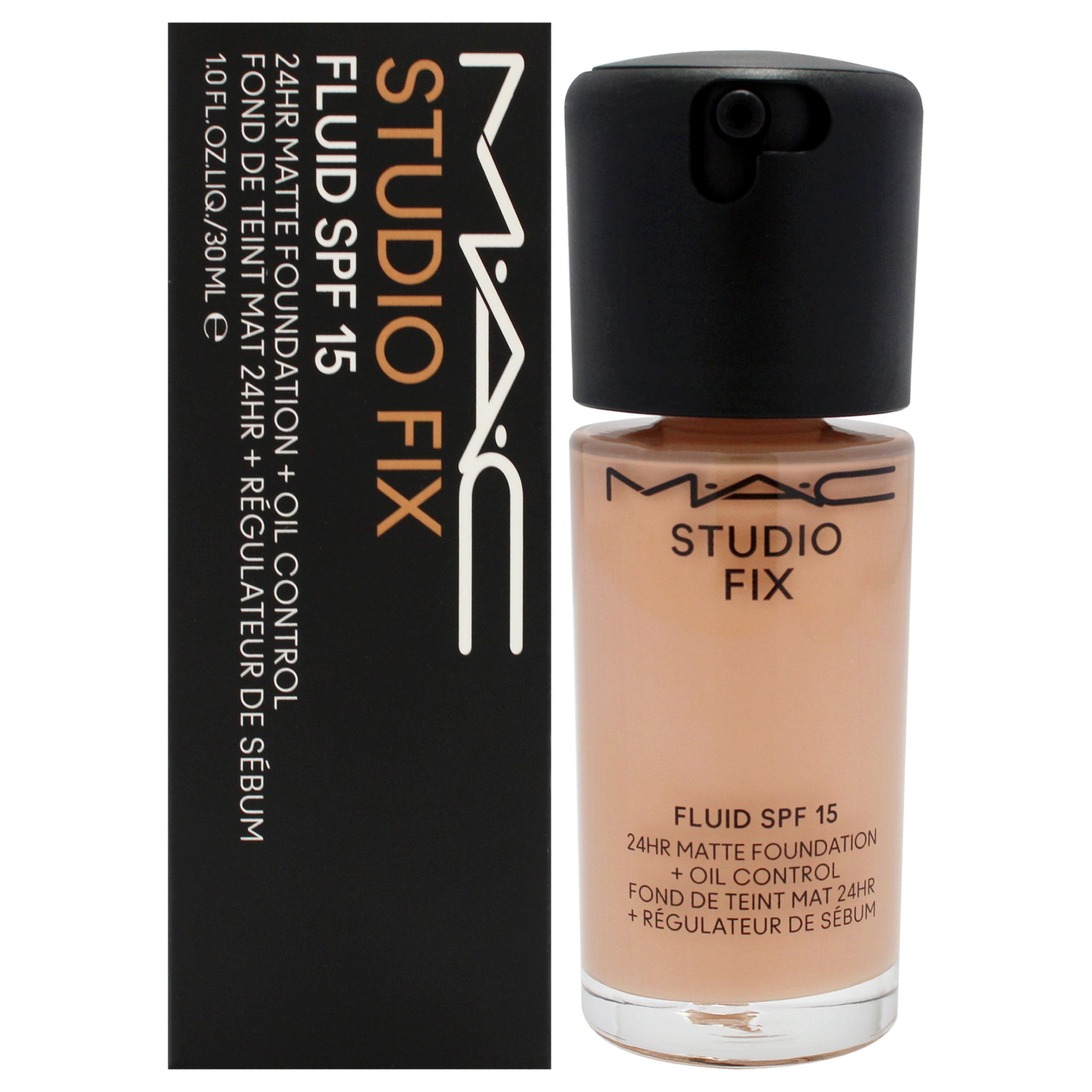 Studio Fix Fluid SPF 15 24Hr Matte Foundation Plus Oil Control - NW30 by MAC for Women - 1 oz Foundation