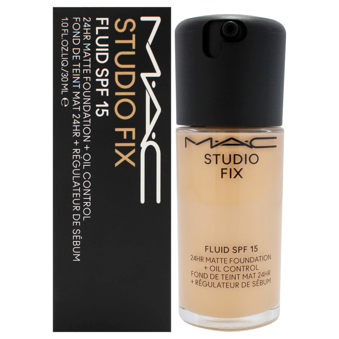 Studio Fix Fluid SPF 15 24Hr Matte Foundation Plus Oil Control - C4 by MAC for Women - 1 oz Foundation