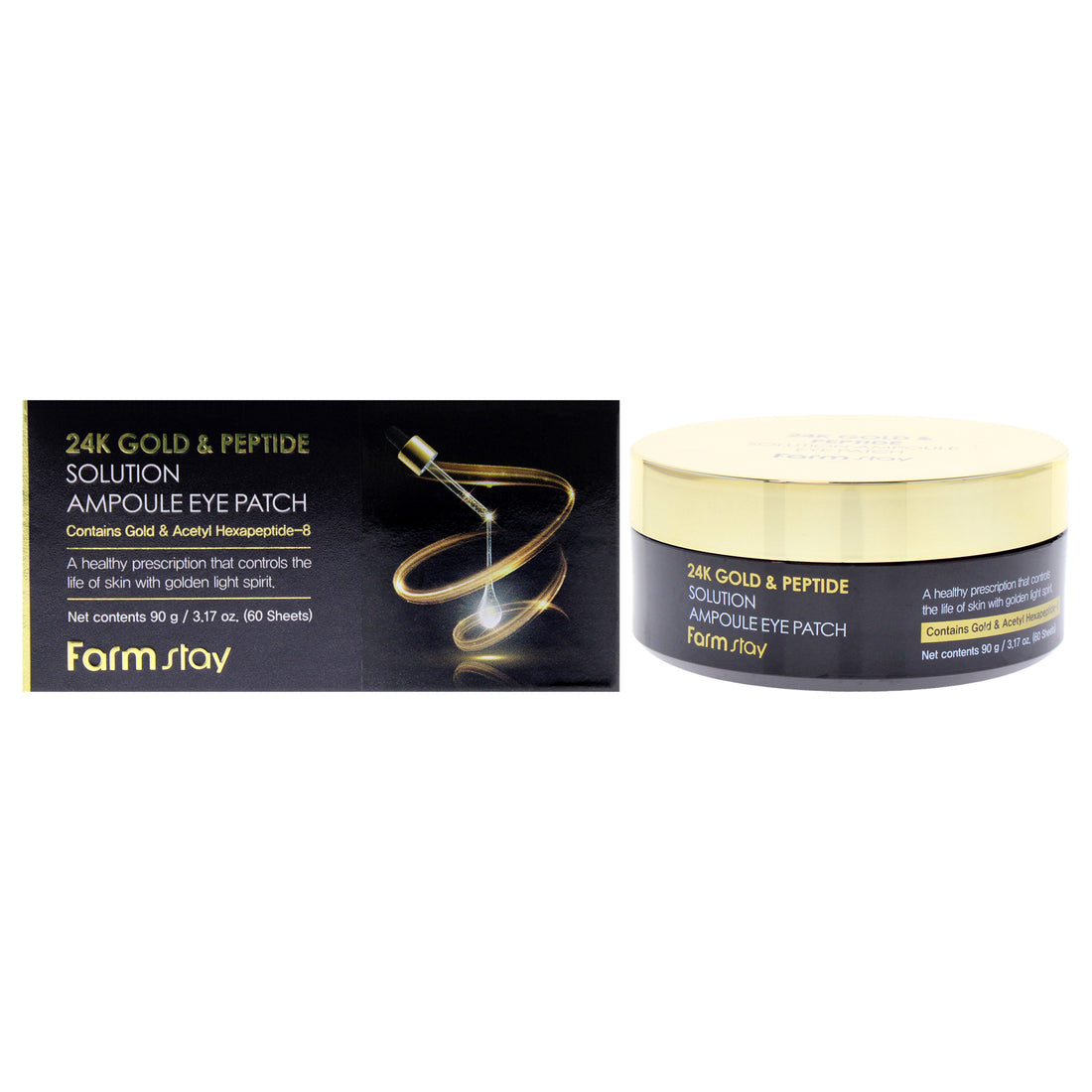 24K Gold and Peptide Perfect Ampoule Eye Patch