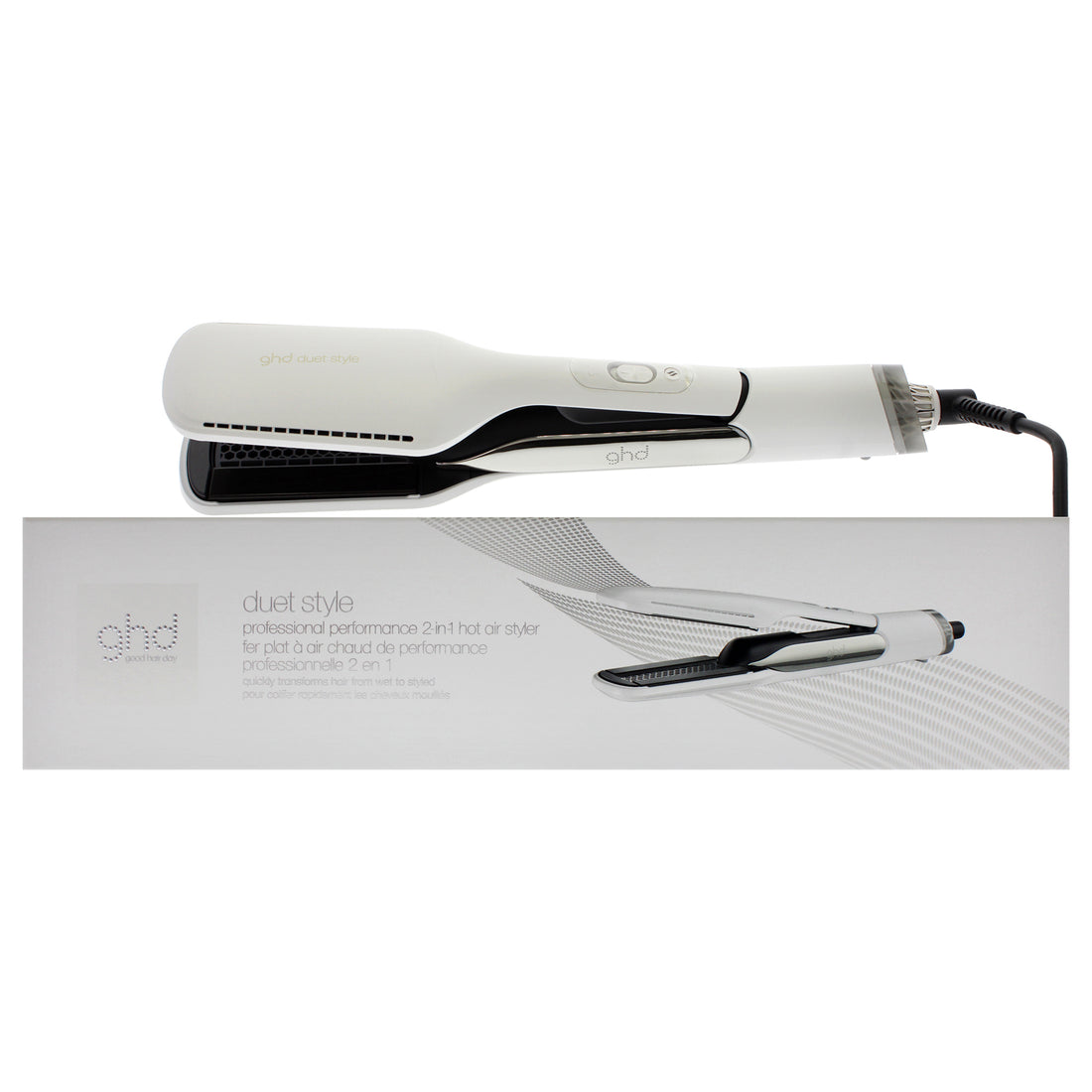 Duet Style Professional Performance 2-in-1 Hot Air Styler - S10201 White