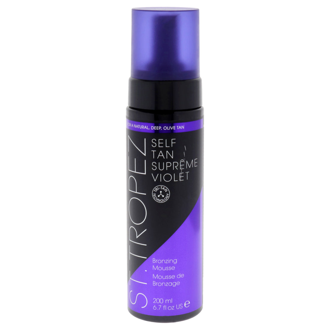 Self Tan Supreme Violet Bronzing Mousse by St. Tropez for Women - 6.8 oz Mousse