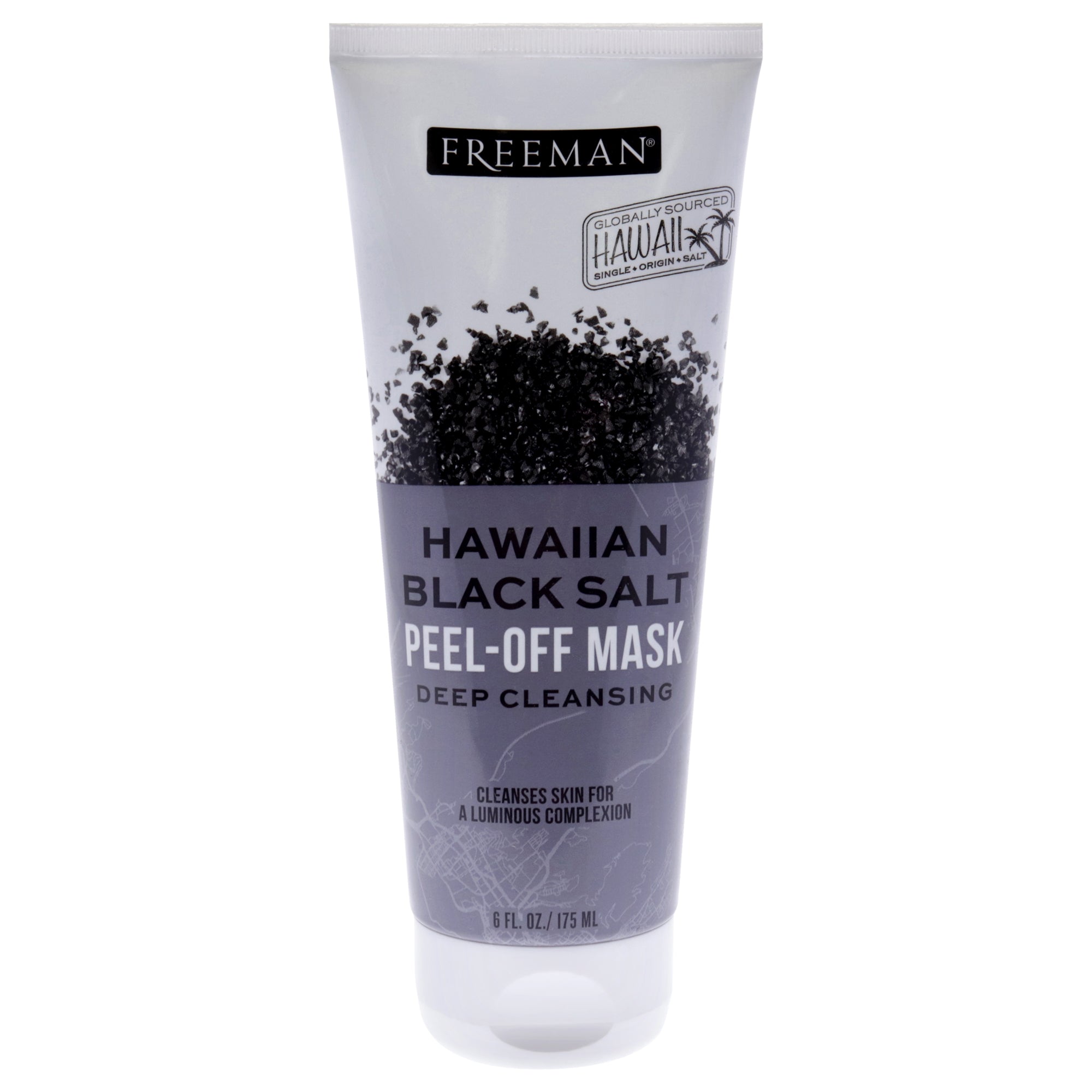 Hawaiian Black Salt Peel-Off Mask by Freeman for Unisex - 6 oz Mask ...